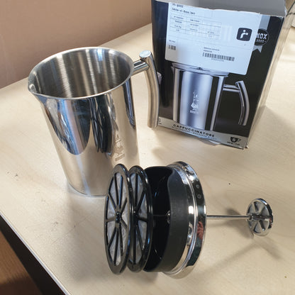 204594 - BIALETTI Cappuccinatore 330 ml, në Çelik Inox - i Përshtatshëm për të Gjitha Llojet e Sobave (Përfshirë Induksionin) - Mund të Lajet në Lavastovilje