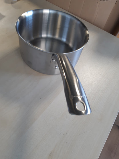 213071 - DE BUYER Tigan çeliku inox 3-shtresor ALCHIMY - 20 cm, Prodhuar në Francë, Pa PFAS, Çelik Inox 18/10