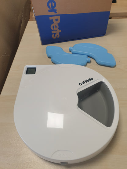 221544 - CAT MATE Ushqyes Automatik C500, i Bardhë, 5 Porcione