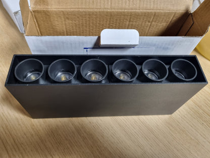 141599 - Ndriçues LED ARTEMIDA, 15 W, 1420 lm, 4000K, IP20, drejtkëndor, i zi
