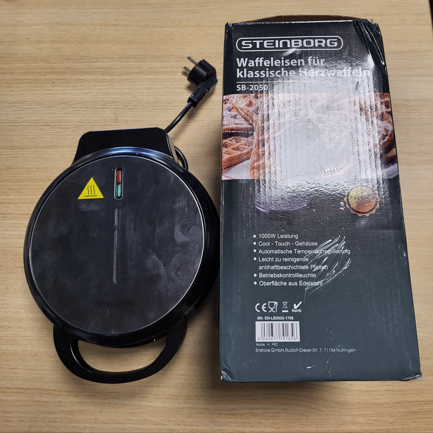 162713 - MAKINË PËR VAFLE, 1000 WATT, SKARË PANINI, TOASTER, SKARË ELEKTRIKE, TEKNOLOGJI COOL TOUCH, VESHJE JO-NGJITËSE