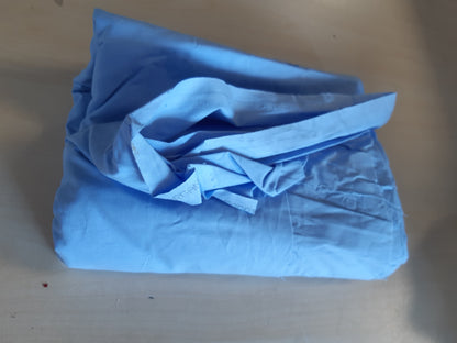 196748 - VIRGINIA TEX Pëlhurë e Pambukut 100%, Gjerësi 240cm, E Certifikuar Oeko-Tex Standard 100, për Qepje, Ngjyra Blu 42, Madhësi 200cm x 240cm