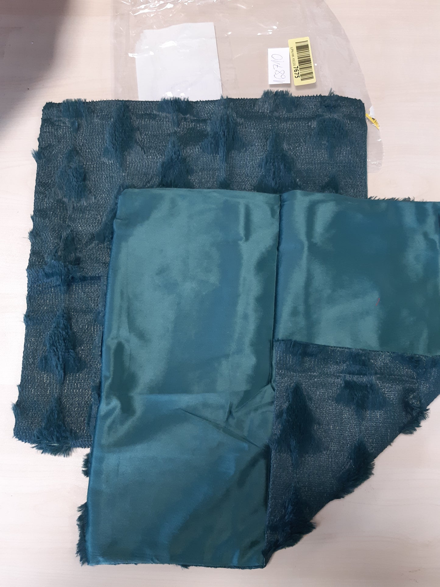 168710 - MIAIKOE Mbulesat Jastëkësh për Krishtlindje 40x40cm, Set prej 2 të Gjelbra, Material Pelush Artificiale i Butë, Përdorim për Festat Dimërore, Dekorim Divani apo Dhomë Ndenje, Udhëtim, Autostradë