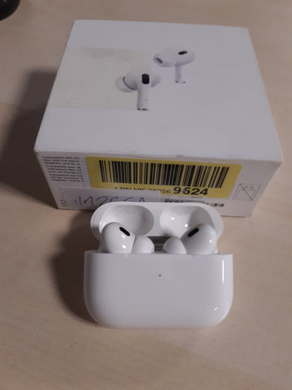 112661 - Kufje pa tel Apple AirPods Pro 2, kufje Bluetooth, anulim aktiv i zhurmës, funksion aparati dëgjimi