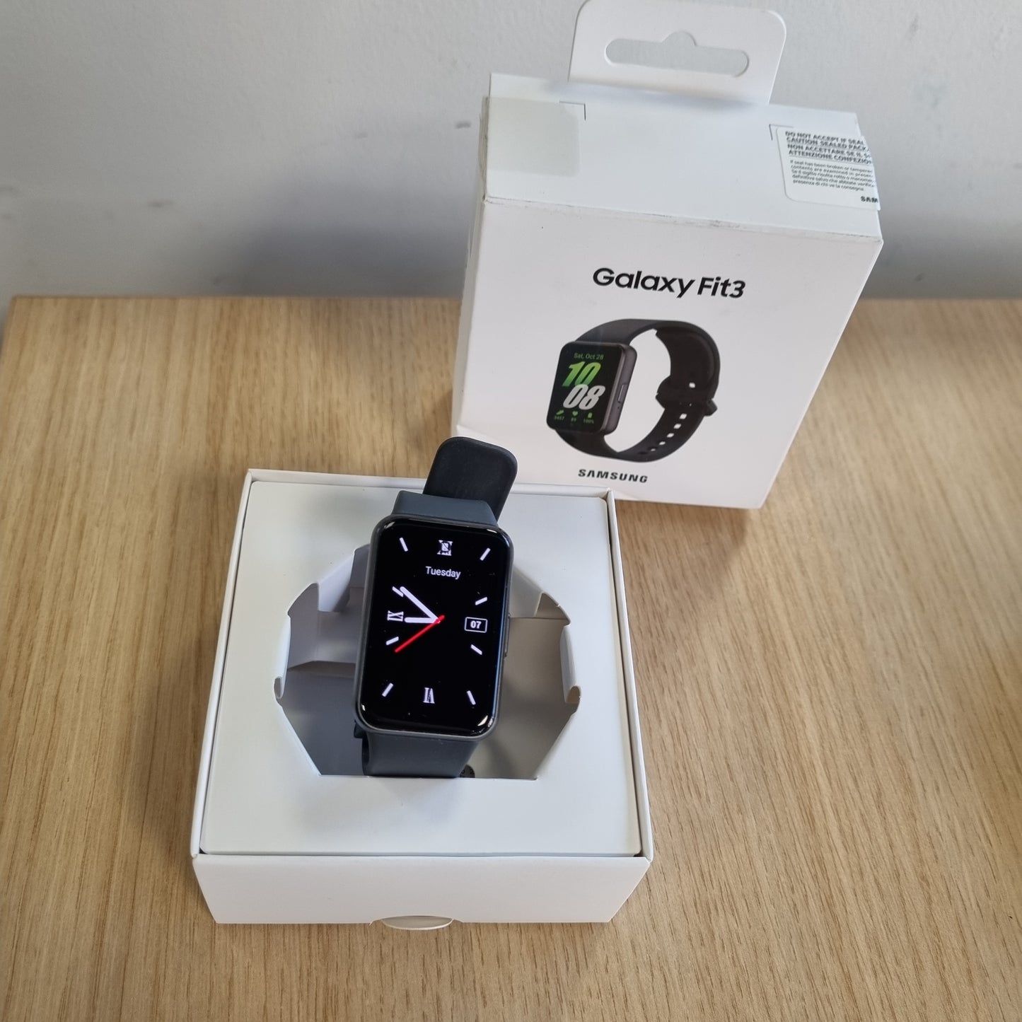 267965 - SAMSUNG Galaxy Fit3 ora inteligjente, gjurmues fitnesi, gri