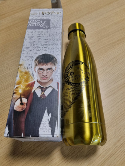 218743 - HÉMADICT Shishe Uji e Izoluar Harry Potter - Material: Çelik Inoks - Kapacitet: 500ml - Mban Pijet të Nxehta/Ftohta për 12 Orë - Pa BPA