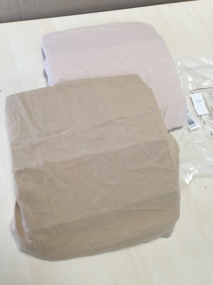 248150 - JOLLEIN Set me 2 çarçafë me 2 shtresa të ngushta prej xhersi për djep, 40/50 x 80/90 cm, 100% Pambuk, I çertifikuar Oeko-TEX