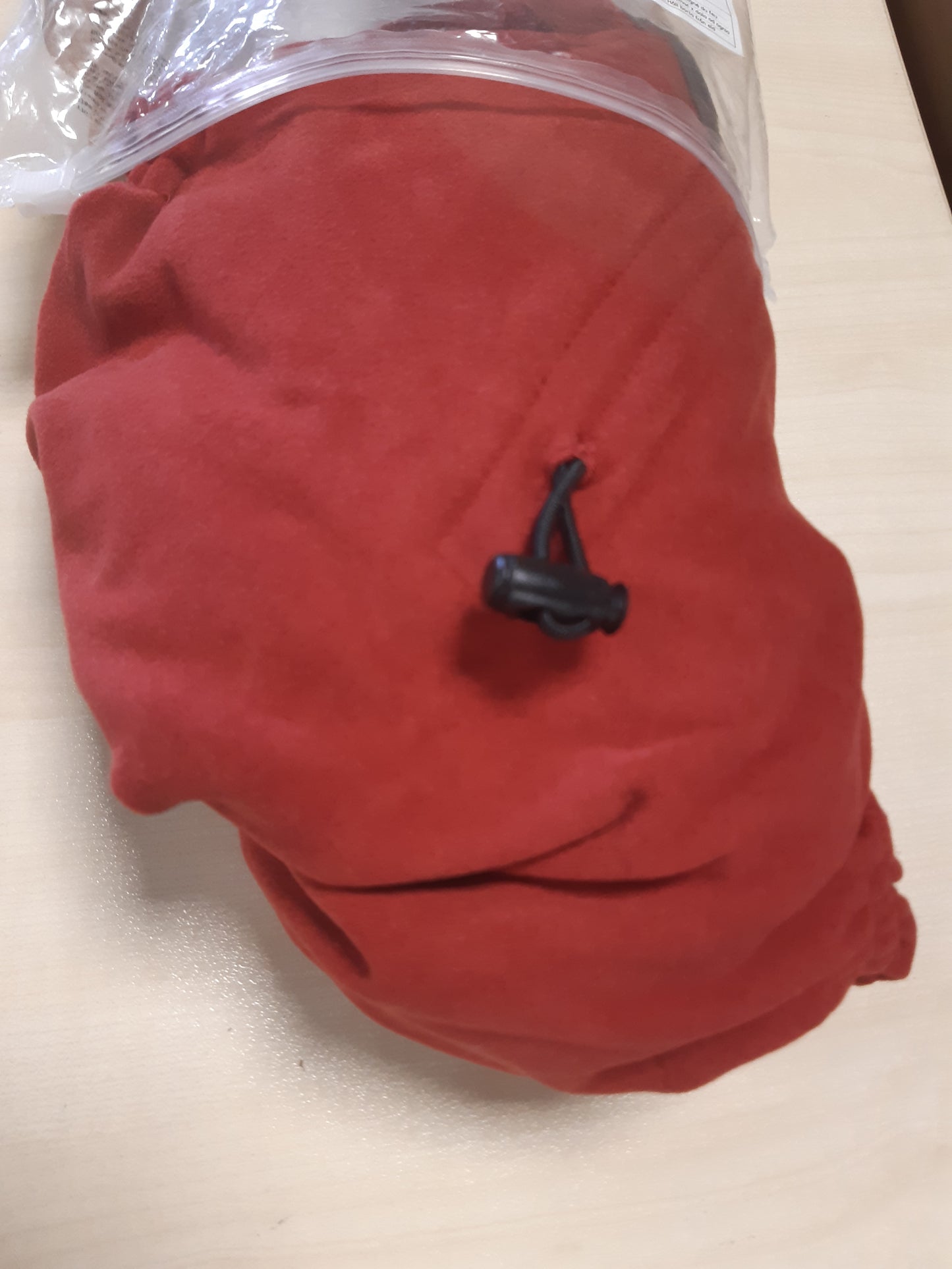 209795 - HJYOKUSO Xhaketë Dimërore për Qen, Triko e Ngrohtë prej Leshi me Këmbë, e Kuqe, Madhësia S