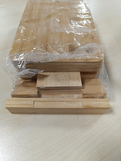 253710 - AXENTIA - Set dërrasash prerëse me 7 pjesë, 6 dërrasa druri bambuje, 22 x 14 x 0.8 cm