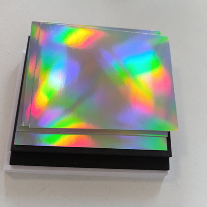 211238 - CRICUT JOY Kartolina Holografike e Zeze dhe e Argjendte, madhesia 10.8 cm x 14 cm, Pako 12 cope