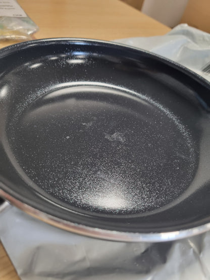 213422 - GREENPAN Tigan 20 cm, shtresë qeramike jo ngjitëse e shëndetshme, pa PFAS, i pajtueshëm me induksion, i sigurt për lavastovilje, i zi