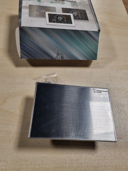 239461 - TERMOSTAT DHOME IRISHOM WIFI PËR KALDAJA ME GAZ, TERMOSTAT ME EKRAN LCD 4.8 INÇ, 5+1+1 TERMOSTAT MURI I PROGRAMUESHËM, I PËRPUTHSHËM ME ALEXA DHE GOOGLE HOME