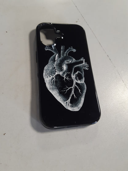 268790 - Mbështjellës për iPhone 17, Zemër Anatomike, Dhuratë Njerëzore, Anatomi Mjekësore, Formë Zemre