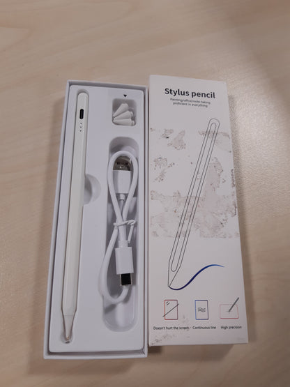 190047 - APPLE Stilolaps për iPad (2018-2025), Karikues USB-C me Karikim të Shpejtë 15-Minutësh, Precizitet Piksel 0.1 mm, Teknologji Ndjesie Anti-Refuzimi Ndaj Pëllëmbës, Përshtatje për Tableta iPad 11 A16/10/9/8/7/6, iPad Mini 6/5, Air 3/4/5