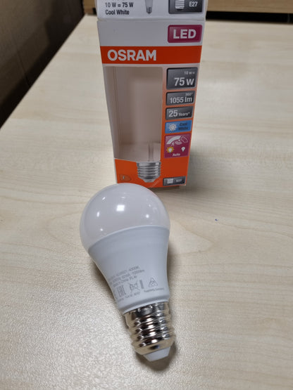 216226 - OSRAM Llambë LED Star A75, Sensor Lëvizjeje 10W, 4000K, E27, 1055 lm, fikje 30 sekonda