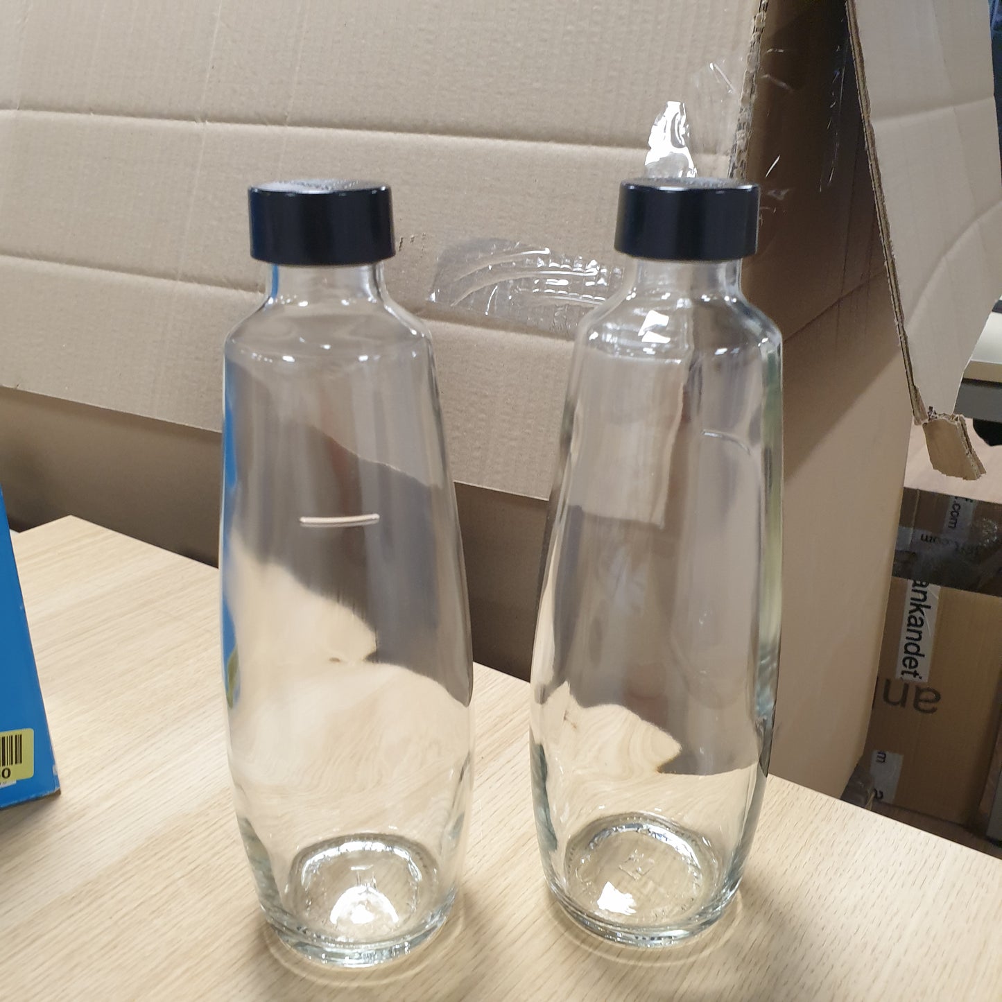 261631 - SODASTREAM Shishe qelqi Bupack 1L, e pajtueshme me karbonatorin Duo, 10x19.5x29 cm, e zezë