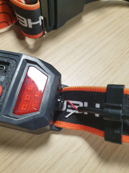 221622 - KUPRO Llambë koke e rikarikueshme USB, 210 gradë, 500 lumen, 3 mënyra, e papërshkueshme nga uji