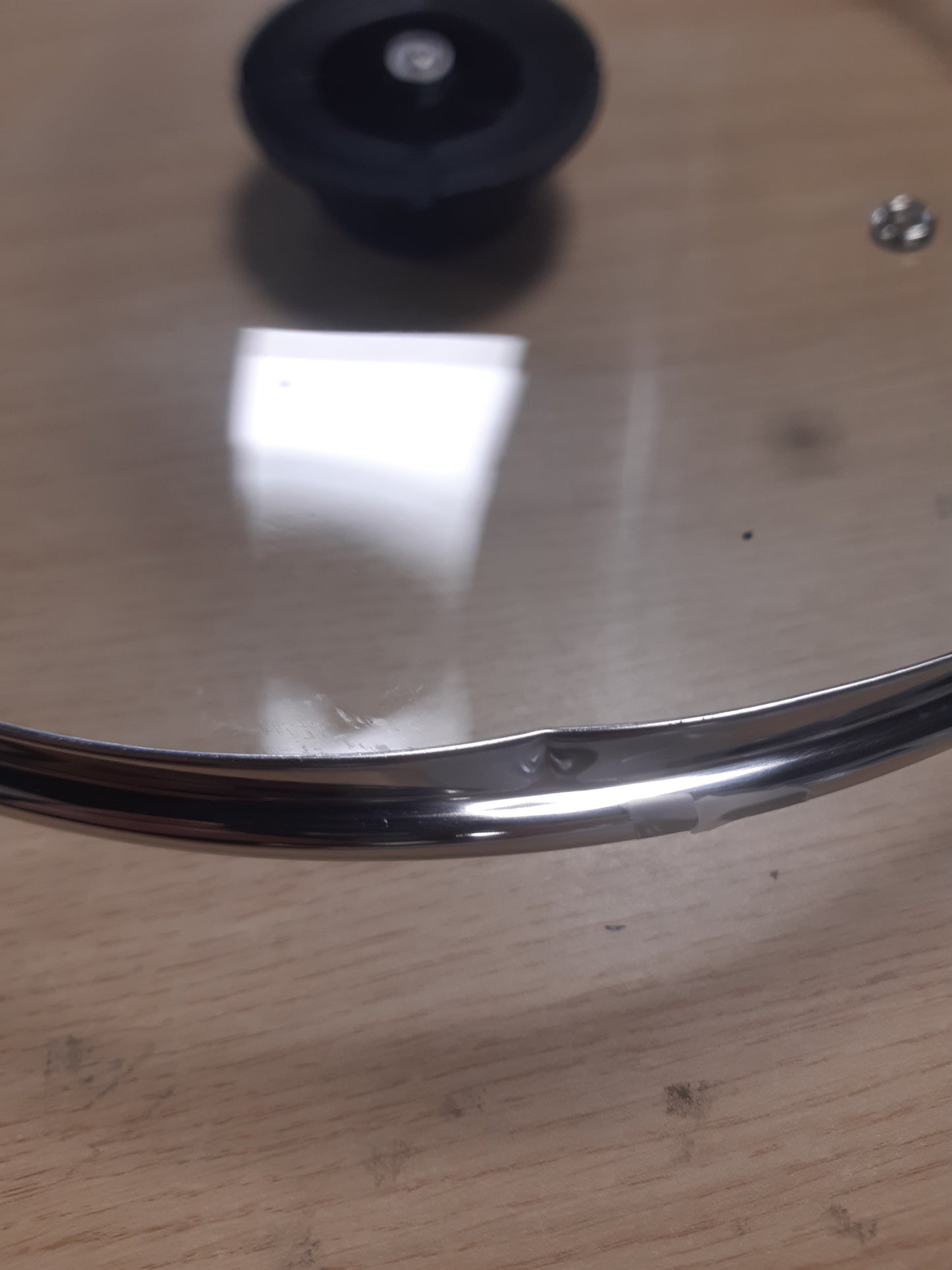 257799 - ZANETTI Kapak qelqi me dorezë për tenxhere dhe tiganë, diametër 32 cm