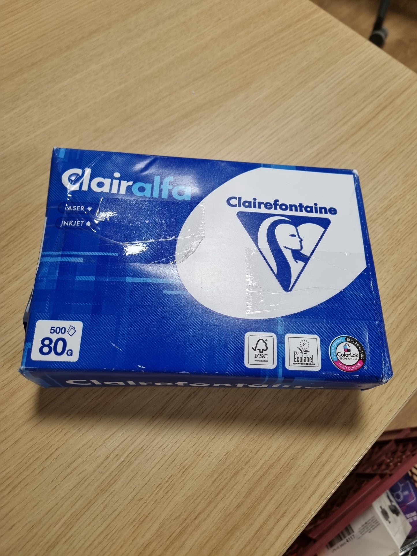 267346 - Clairefontaine Letër A5 - 1910, Pako me 500 fletë, 80 g, E bardhë