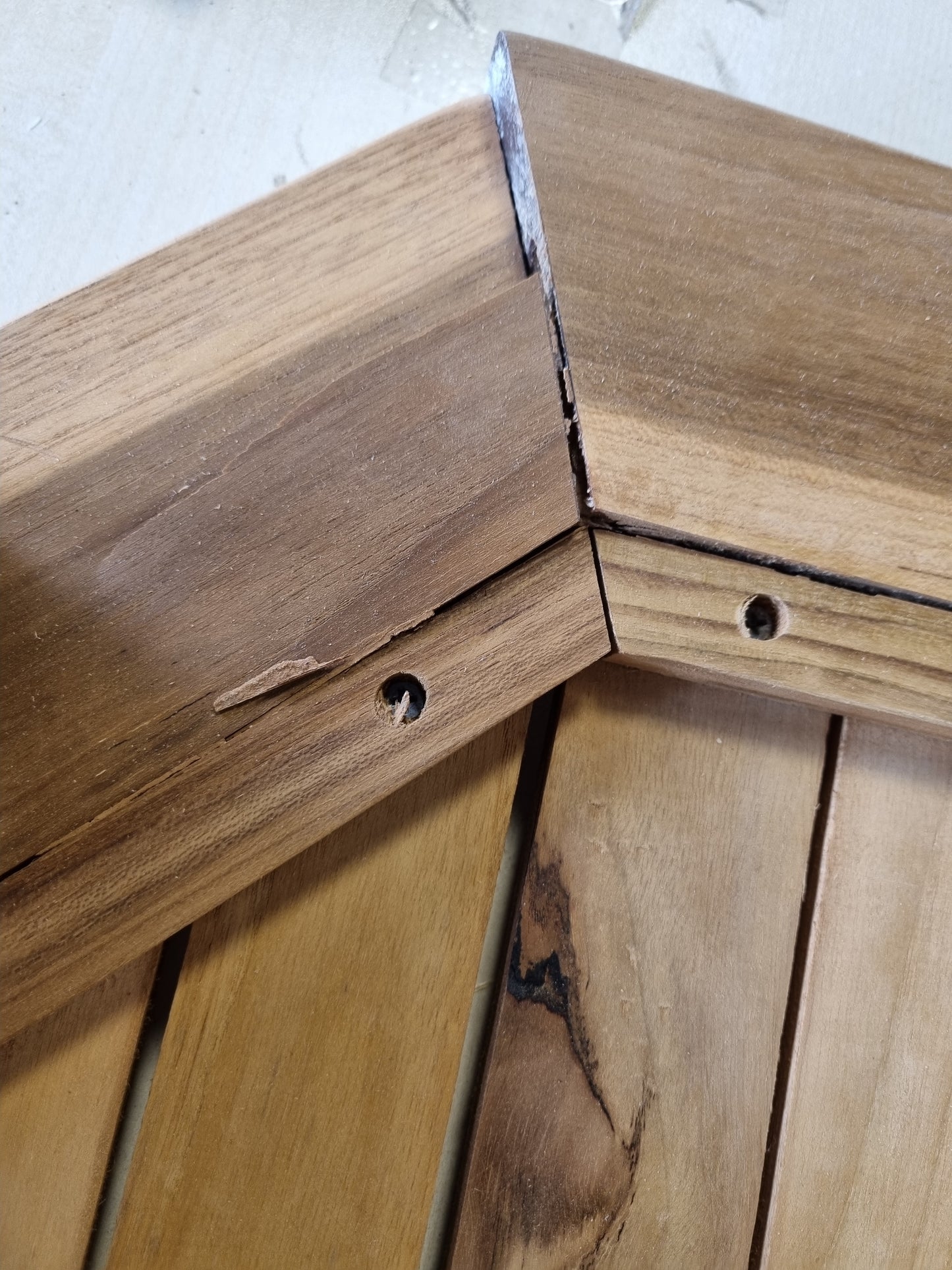 265532 - vidaXL Tavolinë Kopshti e Palosshme 85x76 cm prej Druri Teak të Fortë