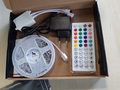 253319 - HOVVIDA Shirit LED 10M, 30 LED/metër, 24V RGB, 300 LED, APLIKACION dhe telekomandë, Sinkronizim Muzikor