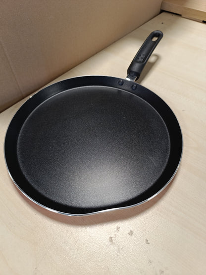 257307 - SITRAM Tigan për Krep 712389 prej Alumini të Presuar Qershi Ø 28 cm - Veshje Jo-Ngjitëse - E Kuqe Metalike - Përshtatshëm për të Gjitha Sobat, Përfshirë Induksionin