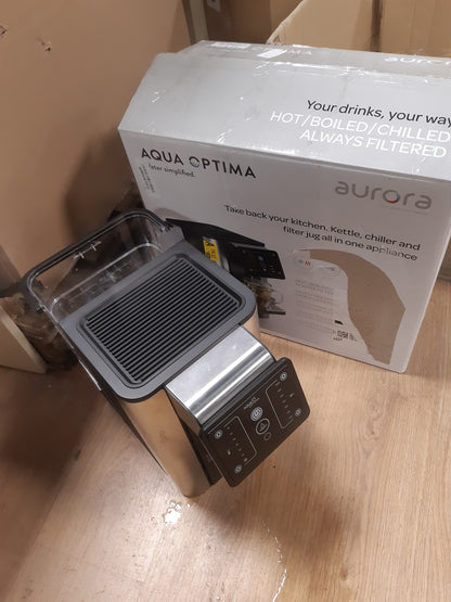 199035 - AQUA OPTIMA Aurora Dispenser uji i nxehtë dhe i ftohtë i menjëhershëm me filtër, Kapacitet 3.8L, Përfshin 1 Filtër Uji Evolve+ 30-ditor për të zvogëluar mikroplastikën dhe klorin.