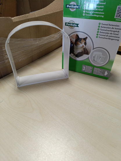 225265 - PETSAFE Kapak Cat për Zgjatjen e Tunelit - I pajtueshëm me seritë 300, 400 dhe 500 - I bardhë, thellësi 48 mm