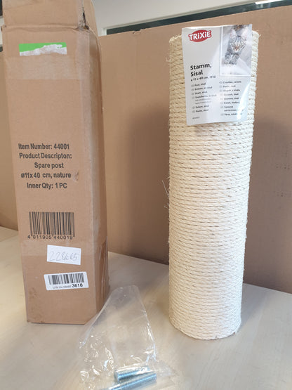 228665 - TRIXIE Pemë për mace Zëvendësuese 44001, sisal, ø 11 × 40 cm, natyrale M10