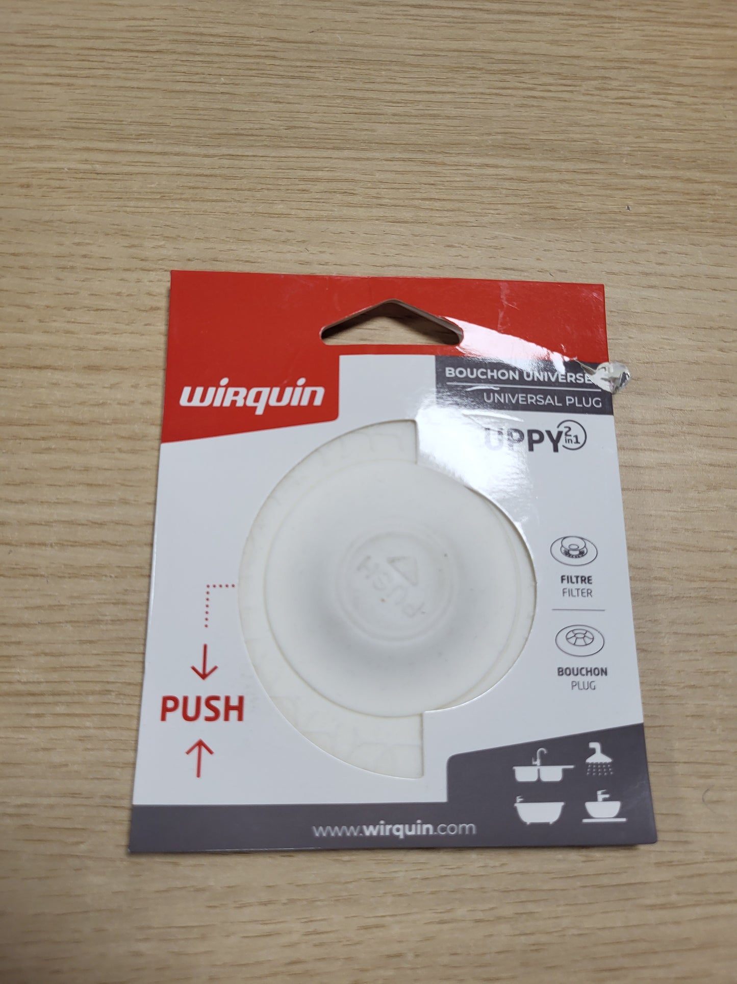 270058 - WIRQUIN 3375537222575 30722337 UPPY Prizë Universale 2-në-1 e Mbeturinave e Bardhë