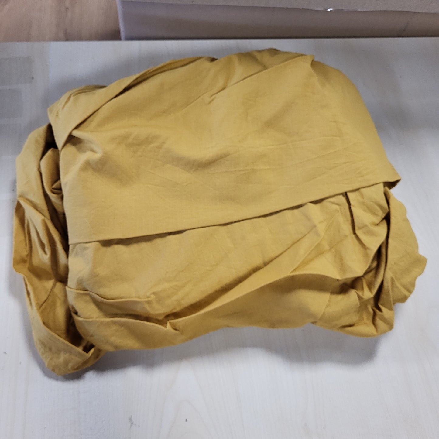 248039 - ÇARÇAF I MONTUAR 140x200cm, MADHËSI PËR 2 PERSONA, XHEP I THELLË 30cm, PAMBUK I THJESHTË, NGJYRË OKËR