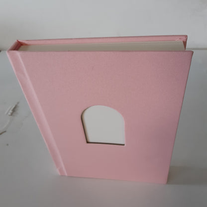 223177 - Vienrose Albume Fotosh 10x15 cm | Album Premium Linen me 20 Foto + Hapësirë Shënimesh - Rozë