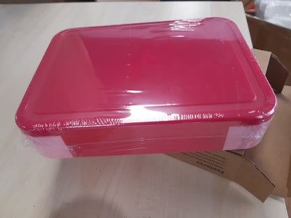 176345 - IJIAMY Kutia e Drekës për Fëmijë me Ndarje, Kuti Ushqimi 1300ml, e Përshkueshme nga Hidhet, Rozë, Përdorim në Kopsht dhe Shkollë