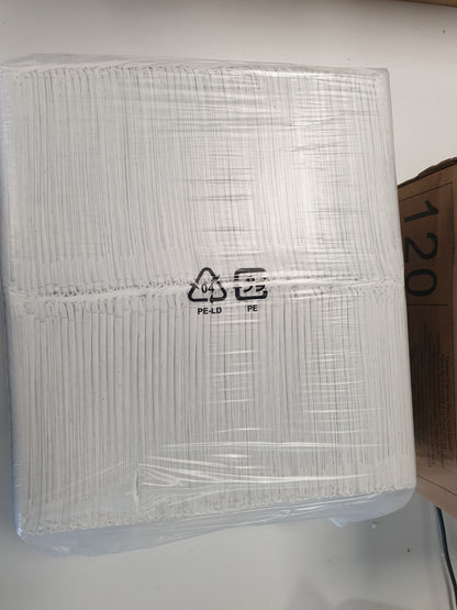 246229 - AMAZON BASICS Dyshekë stërvitjeje me qymyr druri me kontroll të erës për qen dhe këlyshë, të papërshkueshëm nga rrjedhjet, madhësi standarde, pako me 120 copë, gri