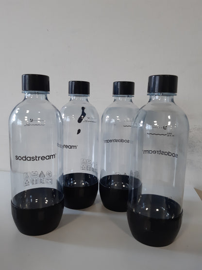 233432 - SODASTREAM Classic – 4 shishe uji të ripërdorshme, 1 L, të pajtueshme me Gaia, Spirit, Terra, E-Terra, Art, Enso, Power, Cool, Easy, One Touch, Genesis