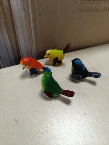263638 - WPKD BLUEIY Statuja Zogjsh me 4 Pjesë, zbukurime shumëngjyrëshe për kopsht dhe oborr