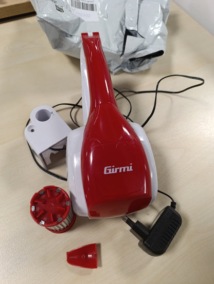 256041 - GIRMI Rende e rikarikueshme GT02, 12 W, 2 rula çeliku inox, ngjyra: e bardhë/e kuqe