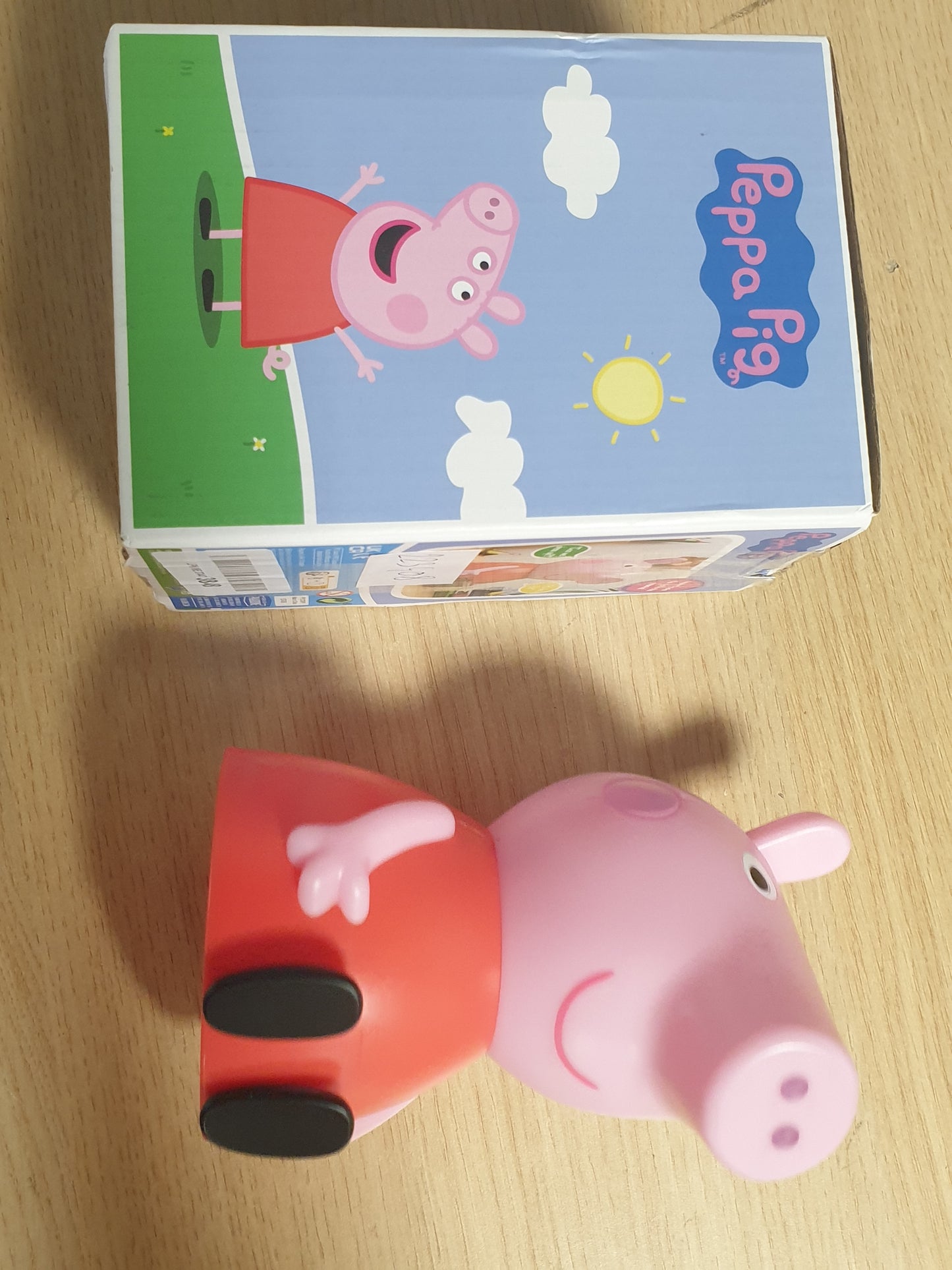 223408 - Paladone Kuti parash në formën e një figure Peppa Pig, tinguj të licencuar, aksesorë dhe dekor për çerdhe, rozë