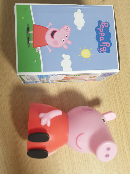 223408 - Paladone Kuti parash në formën e një figure Peppa Pig, tinguj të licencuar, aksesorë dhe dekor për çerdhe, rozë