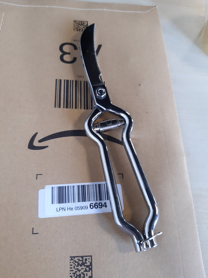 256363 - Gërshërë WEIS për shpendë, çelik inox, argjend