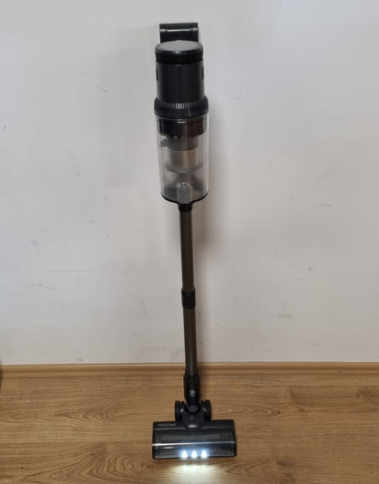 187025 - PROSCENIC Fshesë pa Tel P11M, Me Fuqi Thithjeje 45KPa dhe 550W, Kapacitet Vazhdimesie 60 Minuta, Funksionaliteti 2-në-1, Bateri e Lëvizshme, Ekran LED, Përdorim për Dysheme, Qilima dhe Heqjen e Qimeve të Kafshëve Shtëpiake.