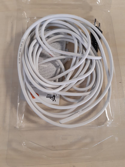 199876 - PET TRIBE Kabllo Ngrohjeje PT47039, 80W, 6m, i Papërshkueshëm nga Uji, me Veshje të Dyfishtë Silikoni dhe Sondë të Integruar, Prodhuar në Itali, për Terrarium Shumëfunksional