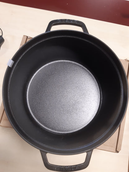 191038 - STAUB Tepsija për Pjekje prej Gize, Formë Rrumbullakët, 28cm, Kapacitet 6.7L, Ngjyra e Zezë