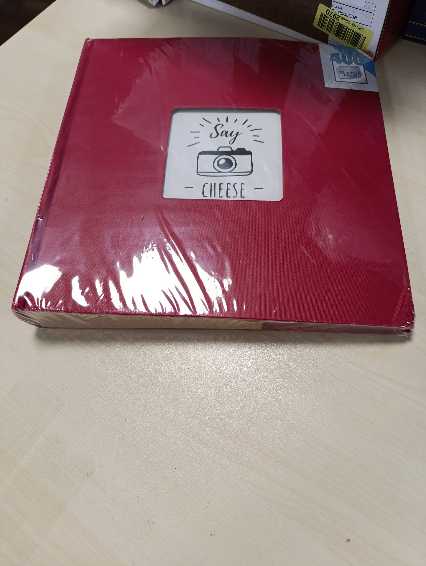 218648 - ALBUM FOTOSH HAMA JUMBO 30X30 CM (LIBËR FOTOGRAFISH ME 100 FAQE TË BARDHA, ALBUM PËR 400 FOTO PËR PERSONALIZIM DHE NGJITJE) BORDO, 00002345