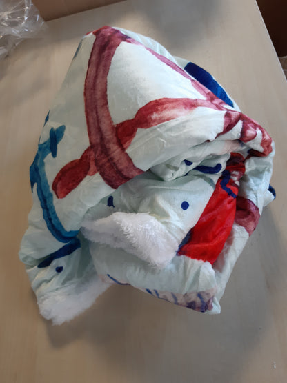 213905 - LOUSSIESD Batanije prej leshi me dekor detar, 127x152.4 cm