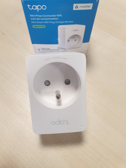 268702 - TAPO P110M, Prizë Inteligjente Wi-Fi, Gjurmim Energjie, 16 A, Pajtueshme me Apple Home, Alexa, Google, Kontrollon Ventilatorët dhe Kondicionerët