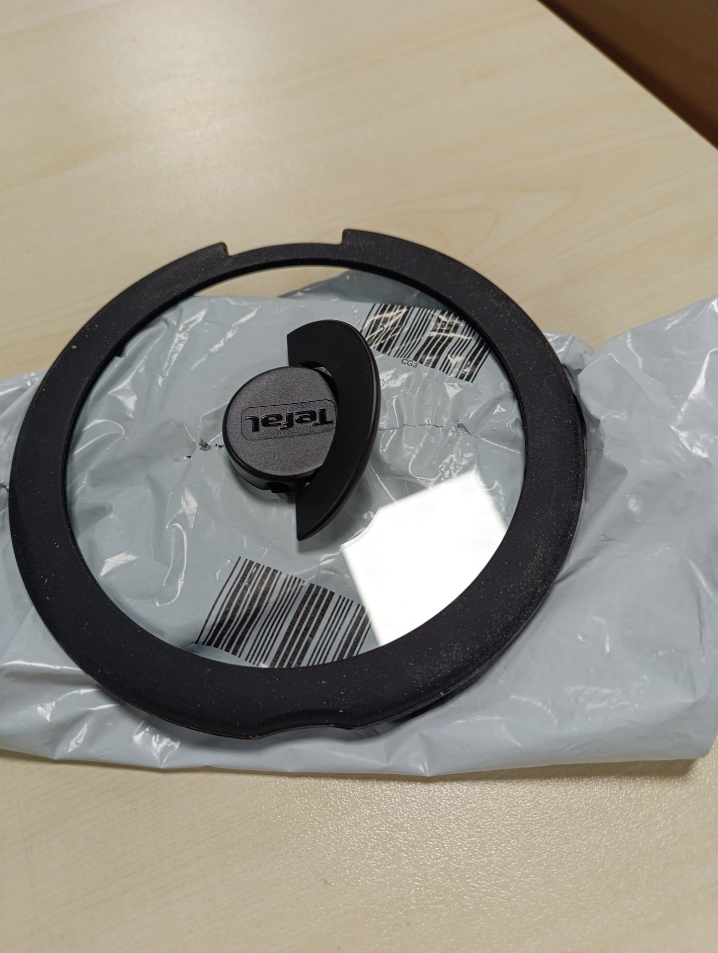 262444 - TEFAL Kapak qelqi 18cm x 2.5cm, Ruajtje që kursen hapësirë, Dorezë e palosshme, Gatim më i shpejtë, i sigurt për lavastovilje, L9846202, i zi