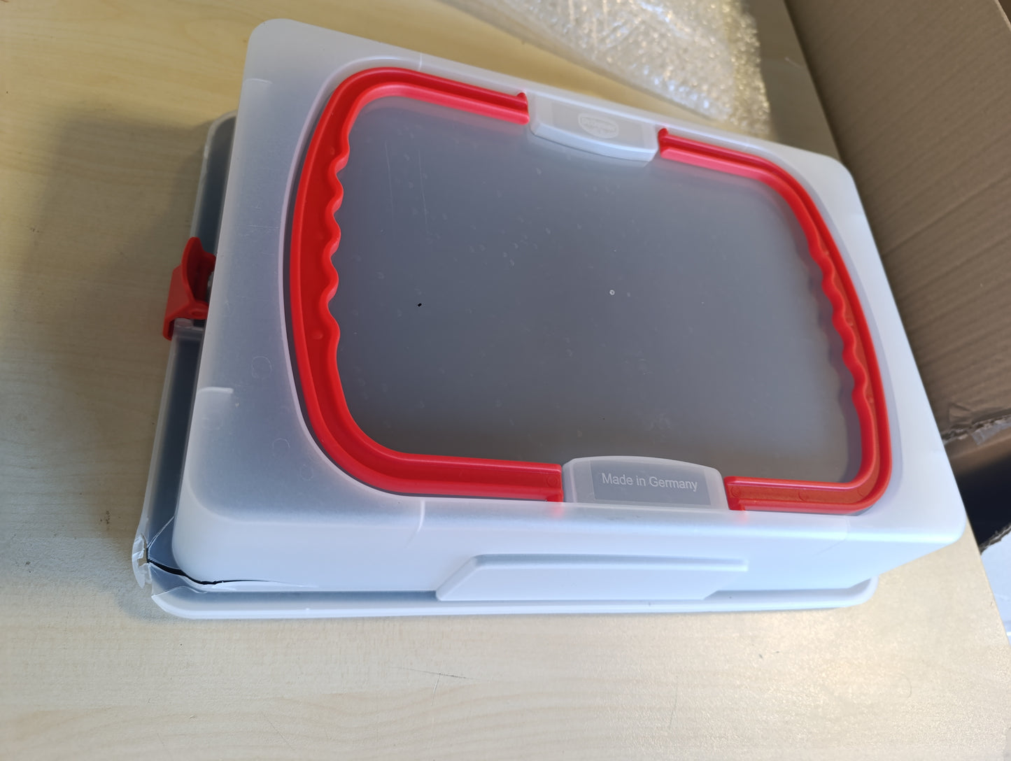 255282 - DR. OETKER Tavë Drejtkëndëshe me Sustë 43.5 x 29.5 x 10.5 cm, Bazë Servirjeje, Mbulesë, Veshje Jo-Ngjitëse, Material Smalti