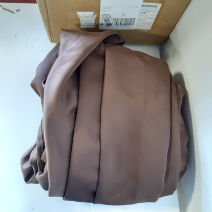 255745 - JOYDECO PERDE ME SYTHE TË FSHEHURA, SET ME 2 COPË, LARTËSI 200 X GJERËSI 140, NGJYRË KAFE ÇOKOLLATE, ME XHEP TË ERRËT, OPAKE, PERDE ME XHEP NË FORMË SHUFRE PËR DHOMËN E GJUMIT DHE DHOMËN E NDENJES