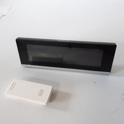 167463 - TFA DOSTMANN Orë Alarmi Dixhitale, Ndryshim Ngjyre 70 Nuanca, Funksioni i Karikimit USB Për Telefona Inteligjente, Temperaturë e Jashtme, Funksion Shtyrjeje, Plastike, Ngjyra e Zezë, Modeli 60.2548